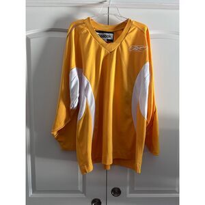 Reebok Pro Stock Hockey Practice Jersey Yellow Adult XL